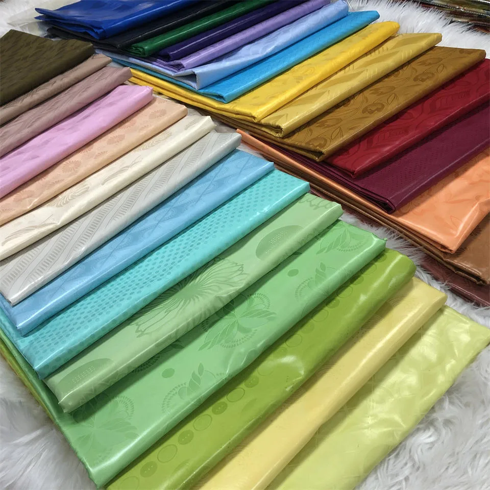 Vetitable Bazin Riche Cotton Thread Textile Embroidery Fabric for Fashion African Clothing Fabric