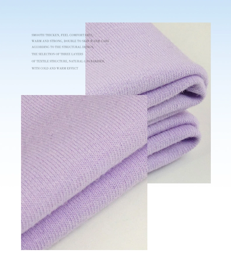 Polyester Spandex Solid Color Knitting French Terry Fabric for Hoodie