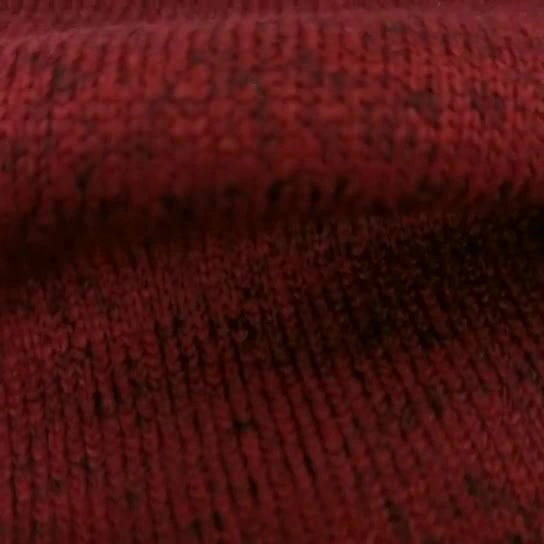 Proveedor de telas con siestas Telas textiles para prendas de vestir para suéteres Rasgado de tela con aguja gruesa